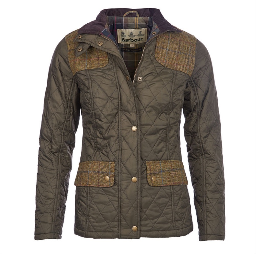 NWOT Barbour Iris Quilt Jacket US size 6, UK size 10
